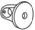 Крепление для рулонной шторы Мини/Стандарт к металлическому карнизу Ост/Топ-Декор, комплект (все цвета Топ-Декор, кроме: сталь, сталь мат., латунь, латунь мат., старая бронза)					