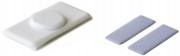 Нижняя фиксация рулонной шторы универсальная, комплект (2 магнита + 2 пластины)								