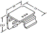 Кронштейн настенный с клипсой Cosiflor, комплект (цвет: серебристый, белый, шампань, черный)	